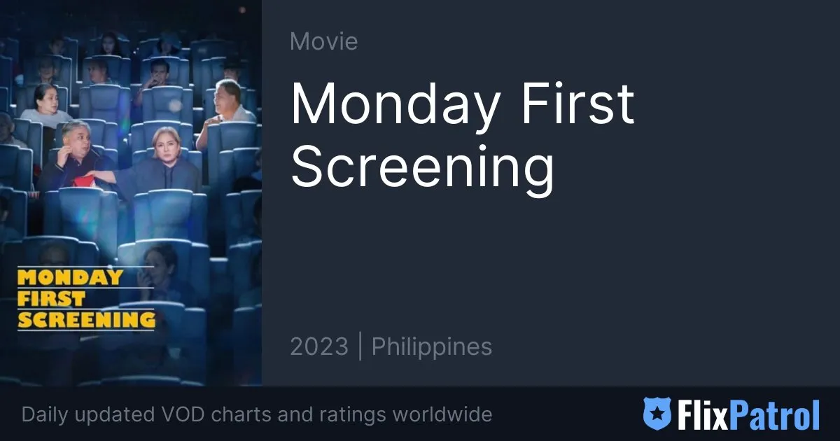 Phim Suất chiếu đầu ngày thứ Hai - Monday First Screening (2023)